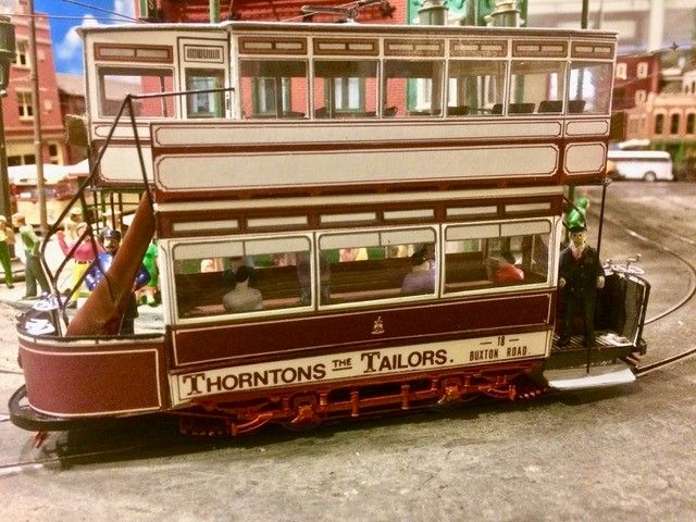 T22  Huddersfield Corporation BEC tram with Wilkinson top deck saloon built by Tony Tieuli..........Kit price  £5