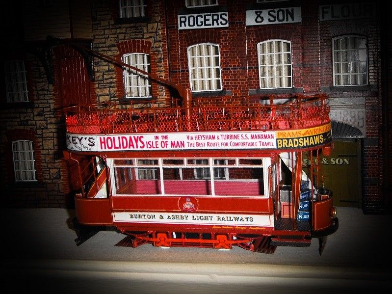 T21 Burton & Ashby tram built from our kit by Paul Walker......kit price £6