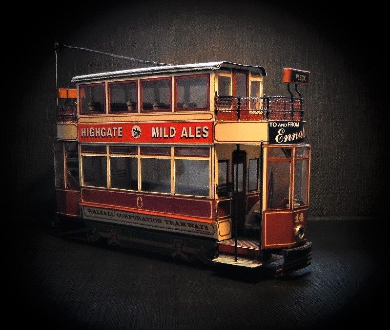 T12 Walsall tram built from our kit by Paul Walker.......Kit price £4