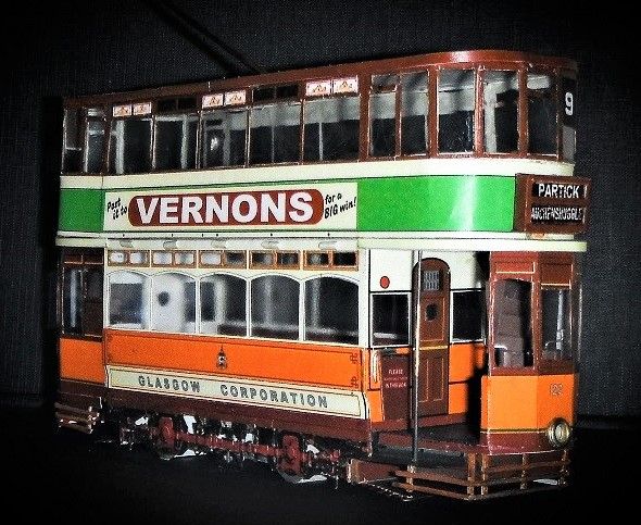 T19 Glasgow Standard tram built from our kit by Paul Walker.......Kit price £5
